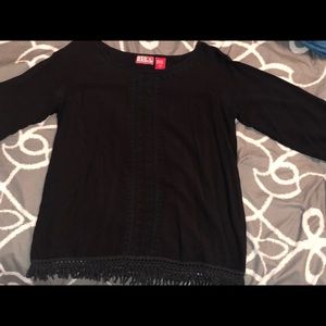 Red Ranch 3/4 Blouse